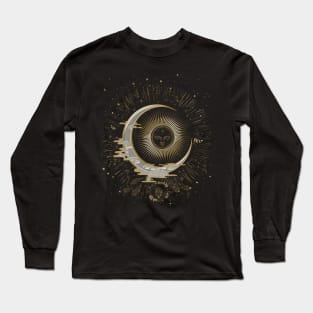 The sun and the moon with stars Long Sleeve T-Shirt